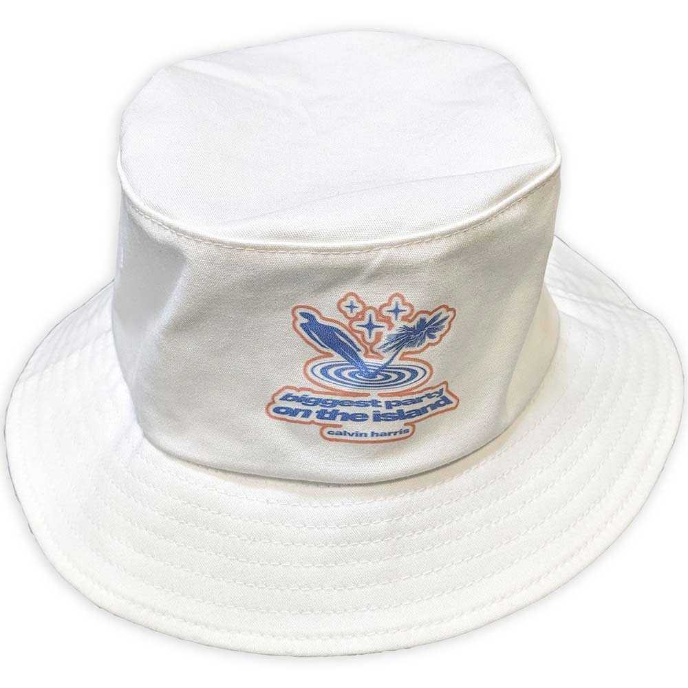 Calvin Harris - Biggest Party Chapeau de seau - Blanc